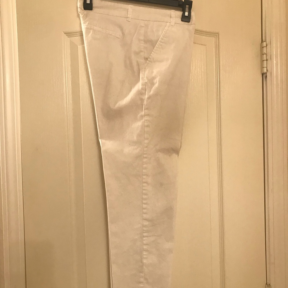New York and company white crop pants